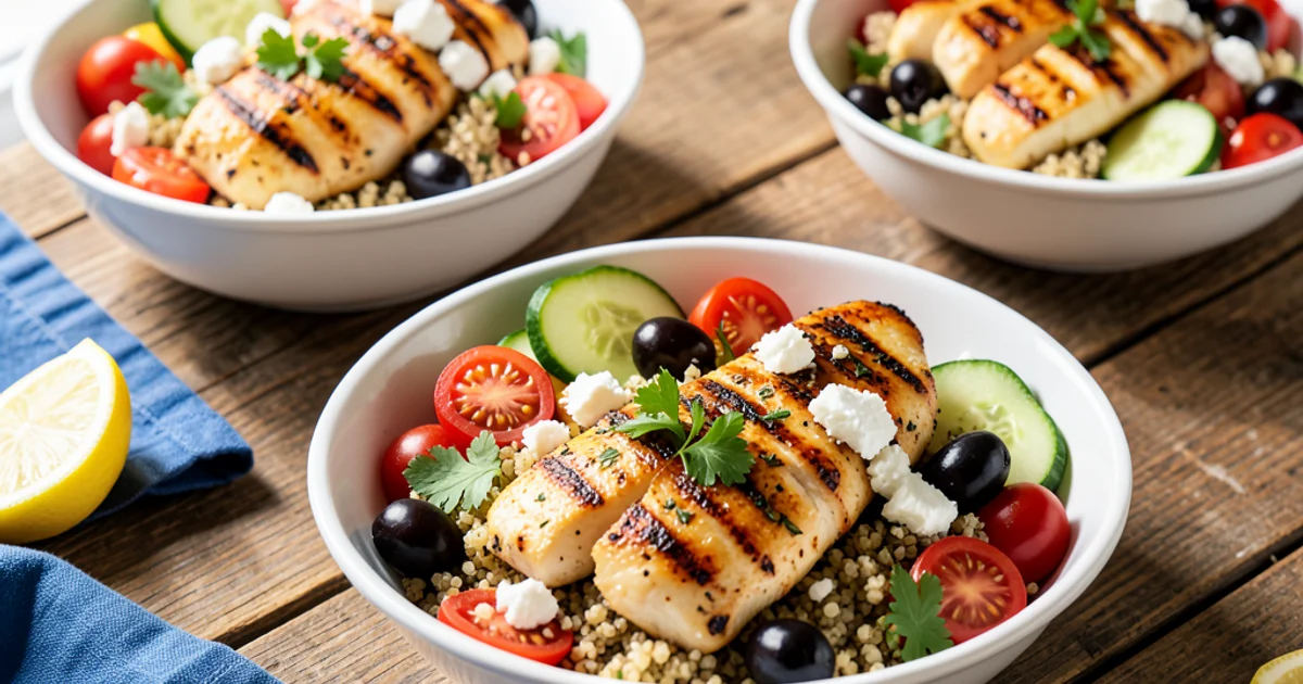 5-Day Healthy Meal Prep: Easy Mediterranean Chicken Bowls That Actually Taste Amazing