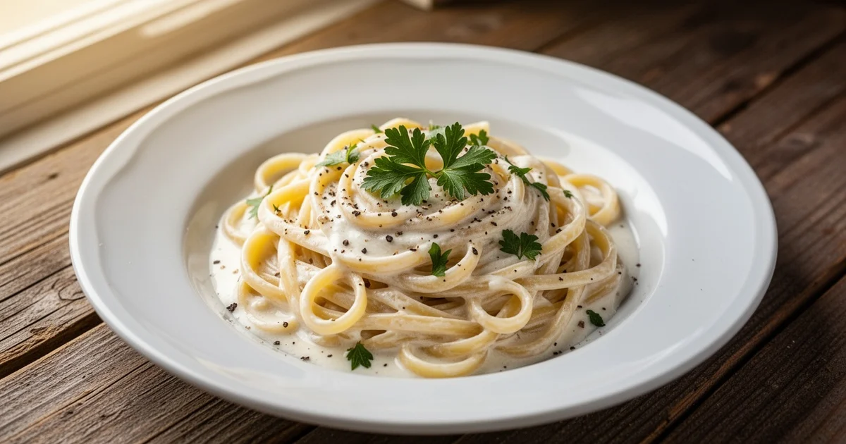 Creamy Fettuccine Alfredo in 20 Minutes | Quick Weeknight Dinner