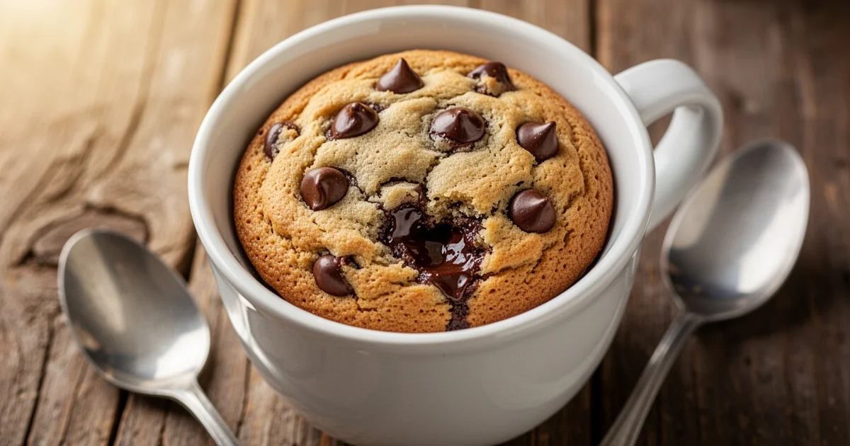 Quick & Easy Mug Cookie: Single-Serve Dessert in 1 Minute