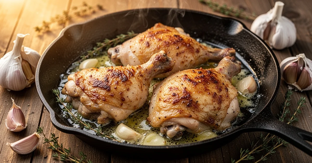Crispy Garlic Butter Chicken Thighs: A 30-Minute Weeknight Miracle
