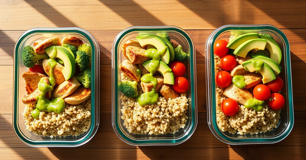 5-Day Healthy Meal Prep: High-Protein Chicken & Quinoa Bowls
