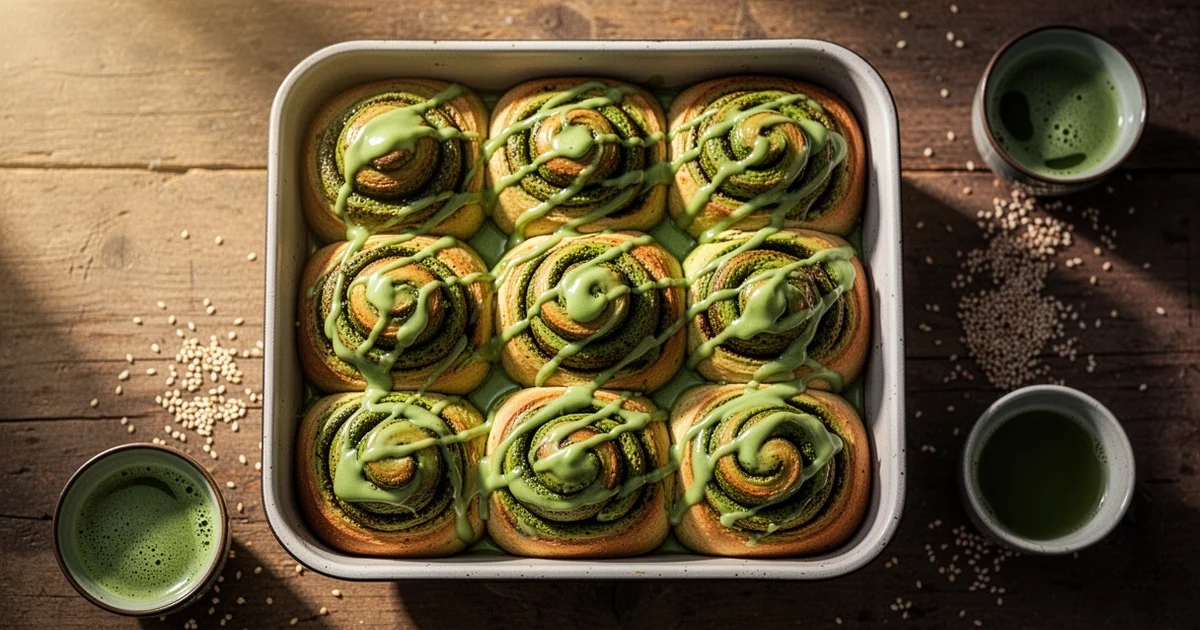 Matcha Cinnamon Rolls: A Sweet and Earthy Twist on a Classic Bake