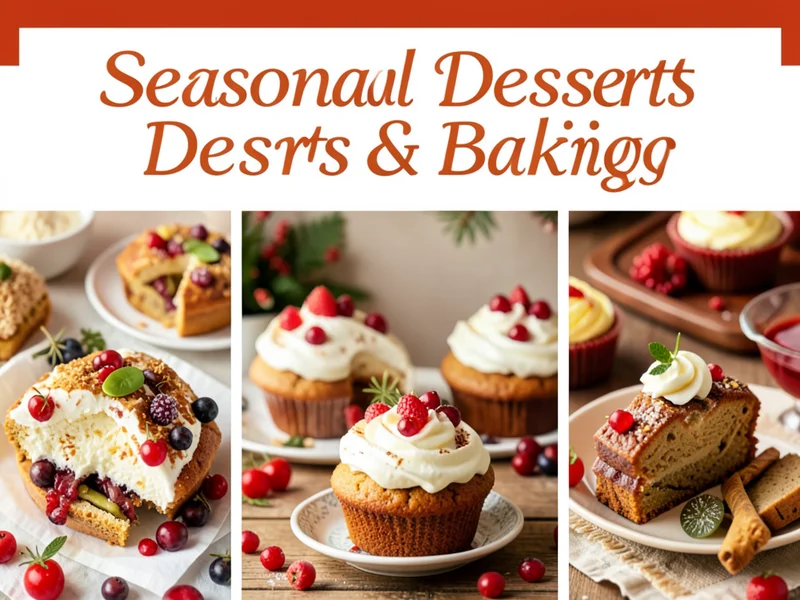 Seasonal Desserts & Baking