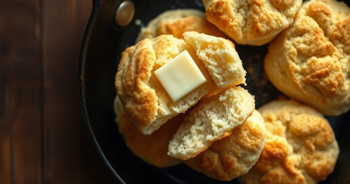 Buttermilk Biscuits So Flaky, You'll Cry