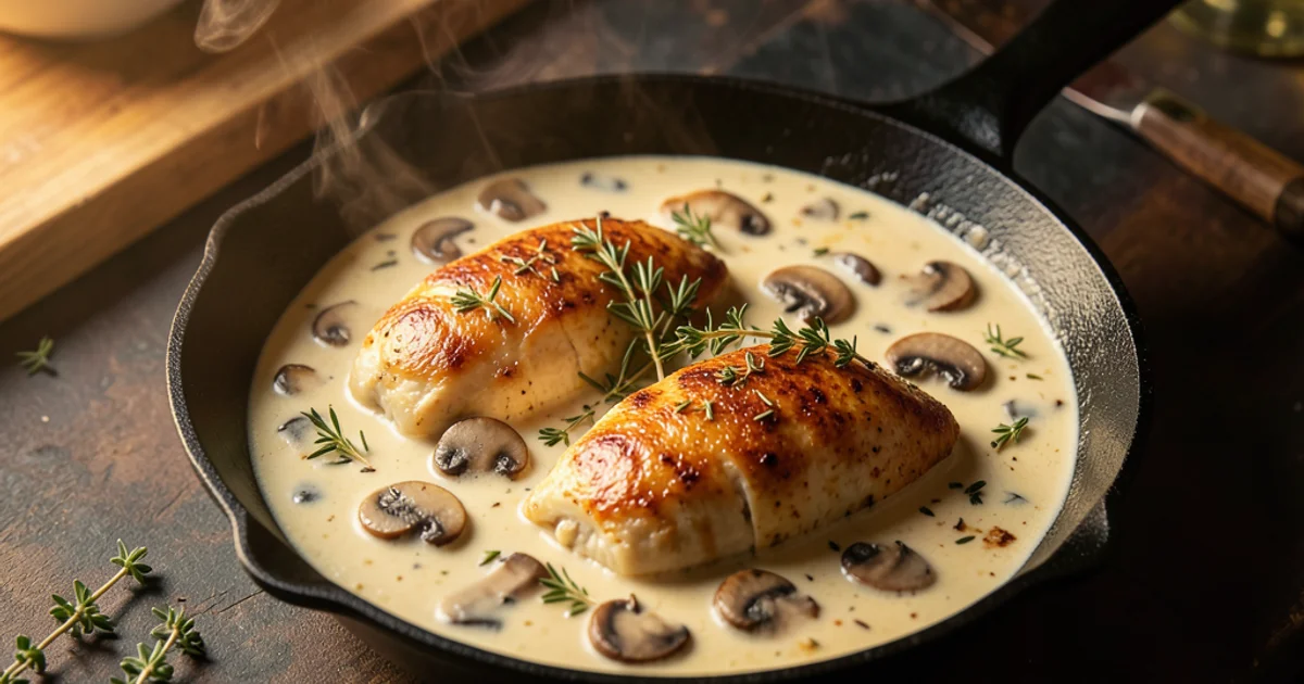 Creamy Garlic Mushroom Chicken Skillet: Your New Favorite One-Pot Dinner