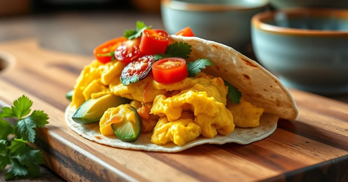 10-Minute Avocado & Egg Breakfast Tacos โ Healthy & Delicious