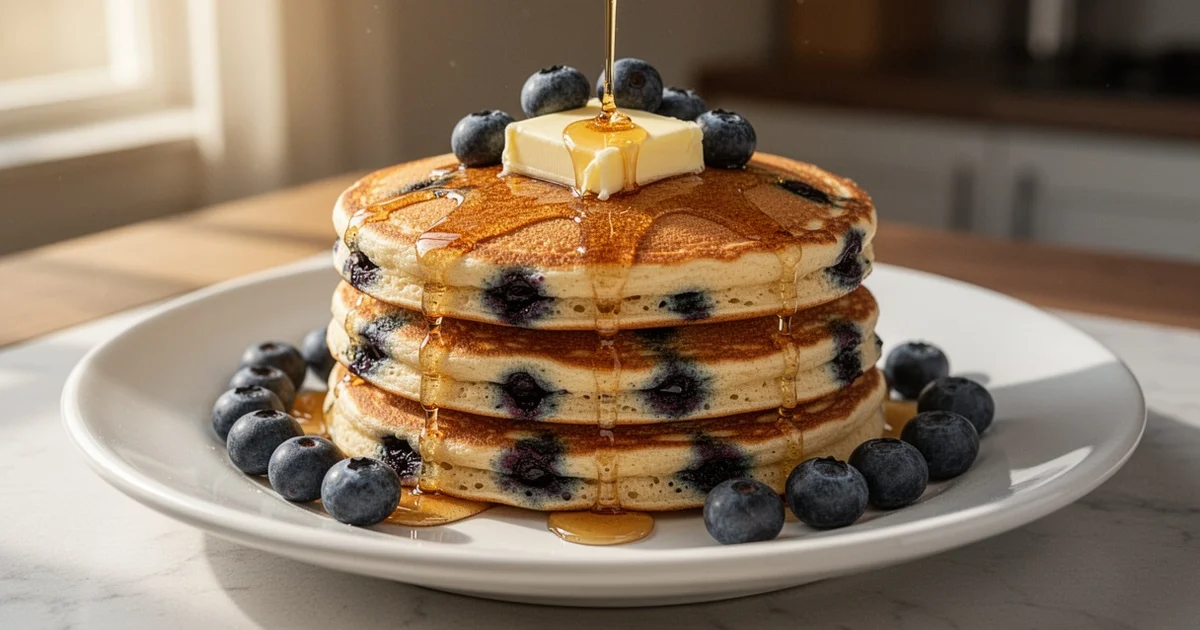 Fluffy Blueberry Pancakes from Scratch: A Perfect Weekend Breakfast