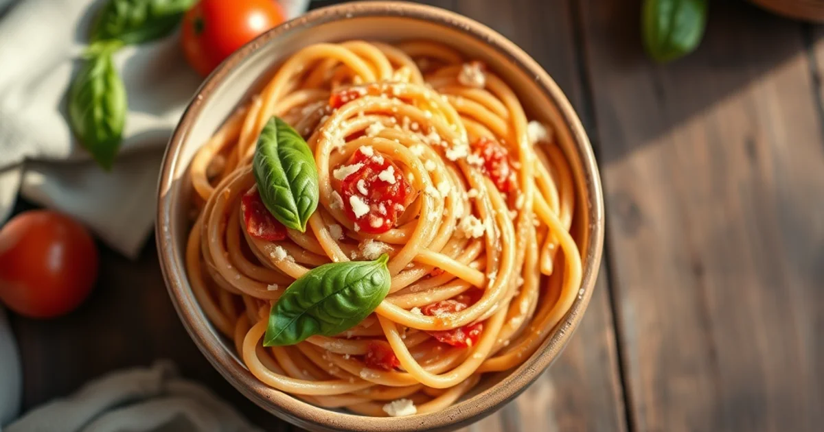 One-Pot Creamy Tomato Basil Pasta: Ready in 20 Minutes