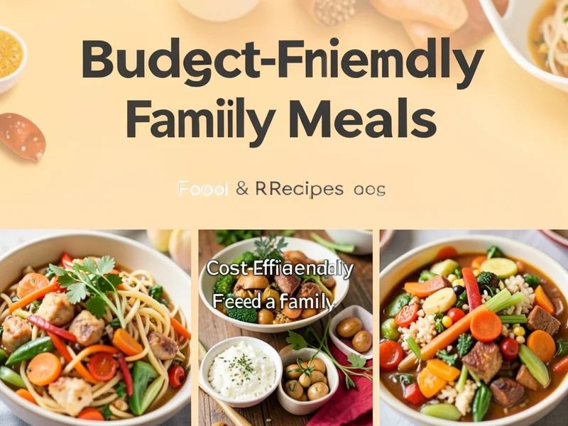 Budget-Friendly Family Meals