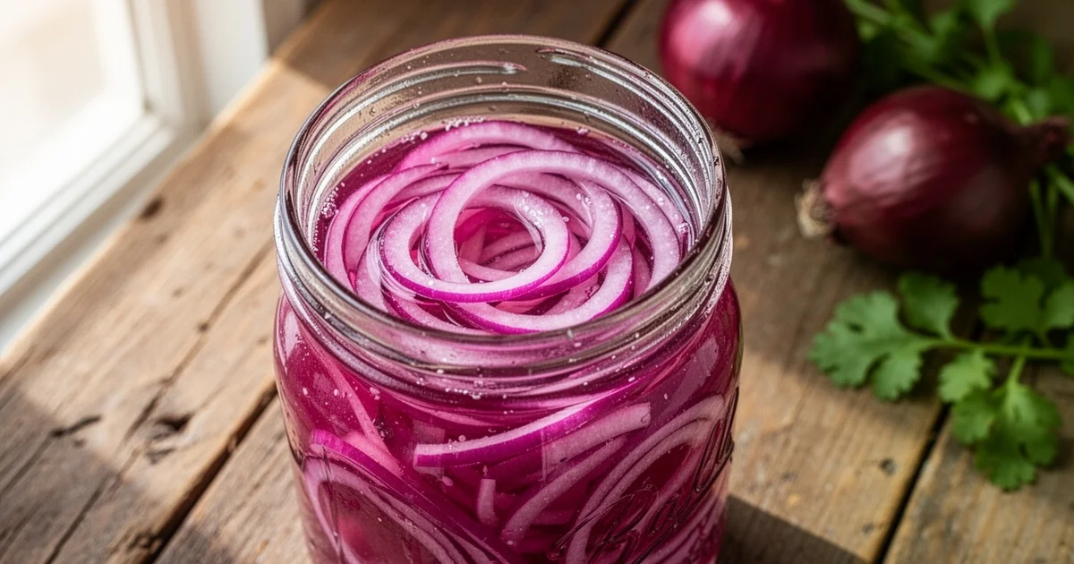 Easy Pickled Red Onions: Tangy, Crunchy & Ready in 15 Minutes