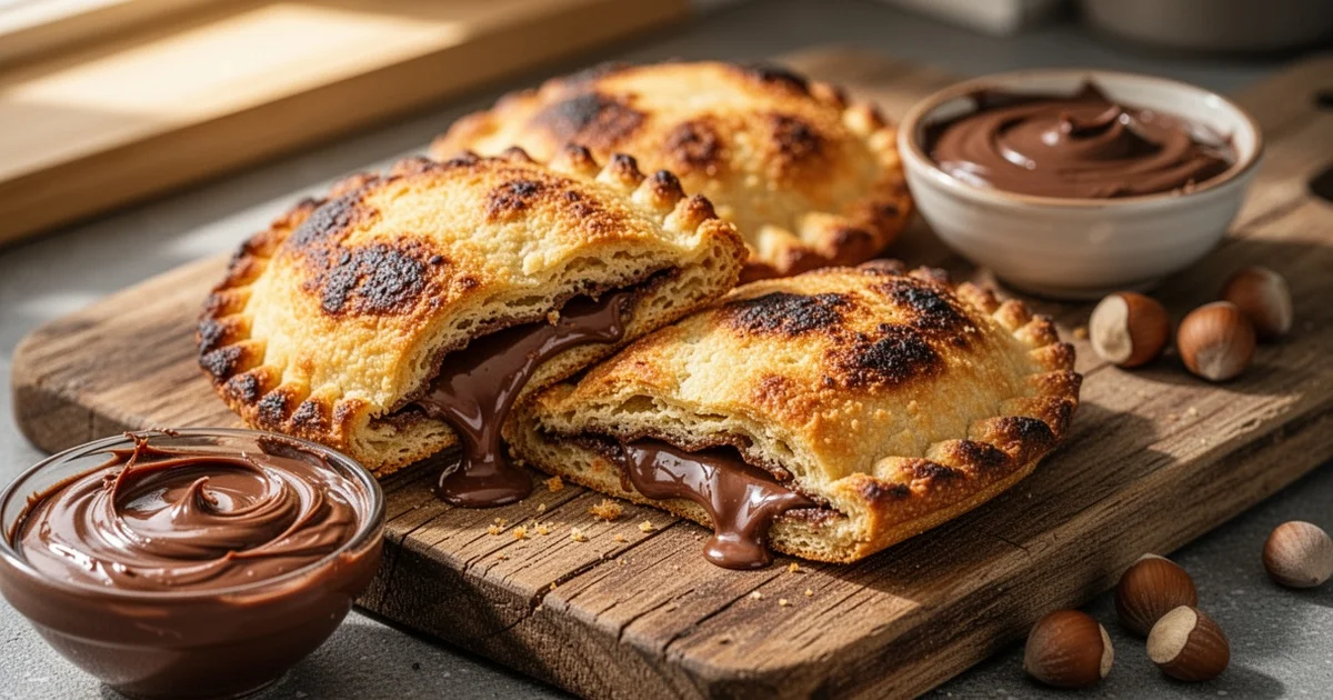 Fudgy Air Fryer Nutella Toast Pies: Crispy, Gooey & Ready in 15 Minutes