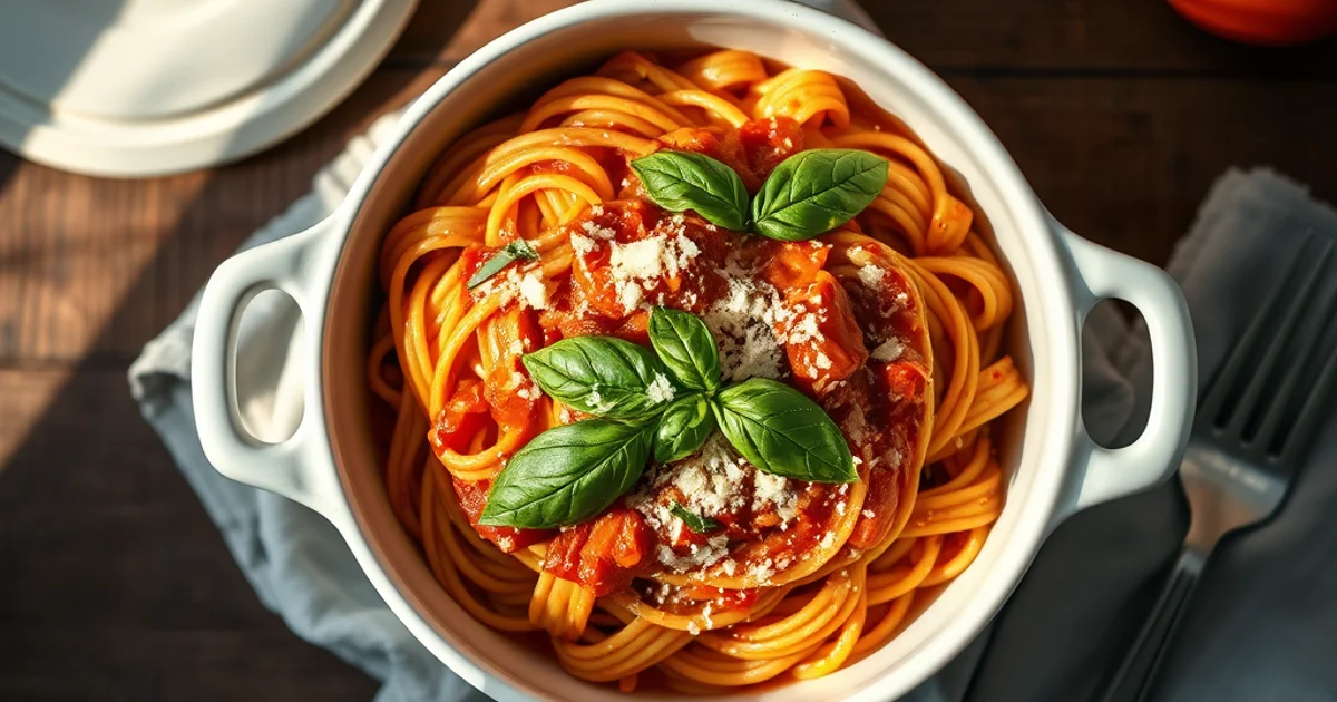 One-Pot Creamy Tomato Basil Pasta: A 30-Minute Weeknight Winner