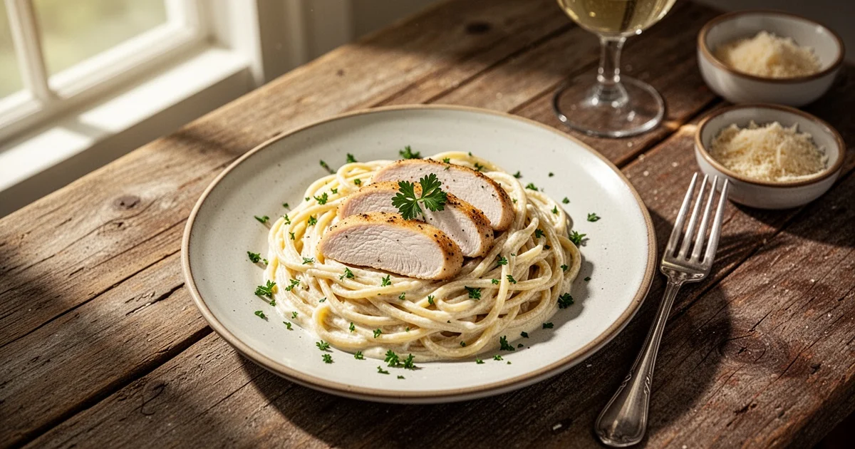 Creamy Garlic Chicken Alfredo: Easy 30-Minute Weeknight Dinner