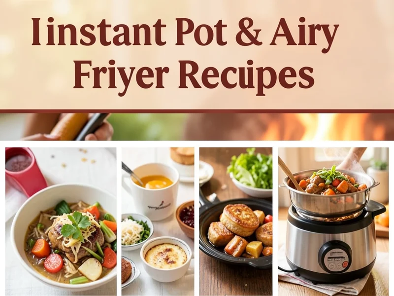 Instant Pot & Air Fryer Recipes