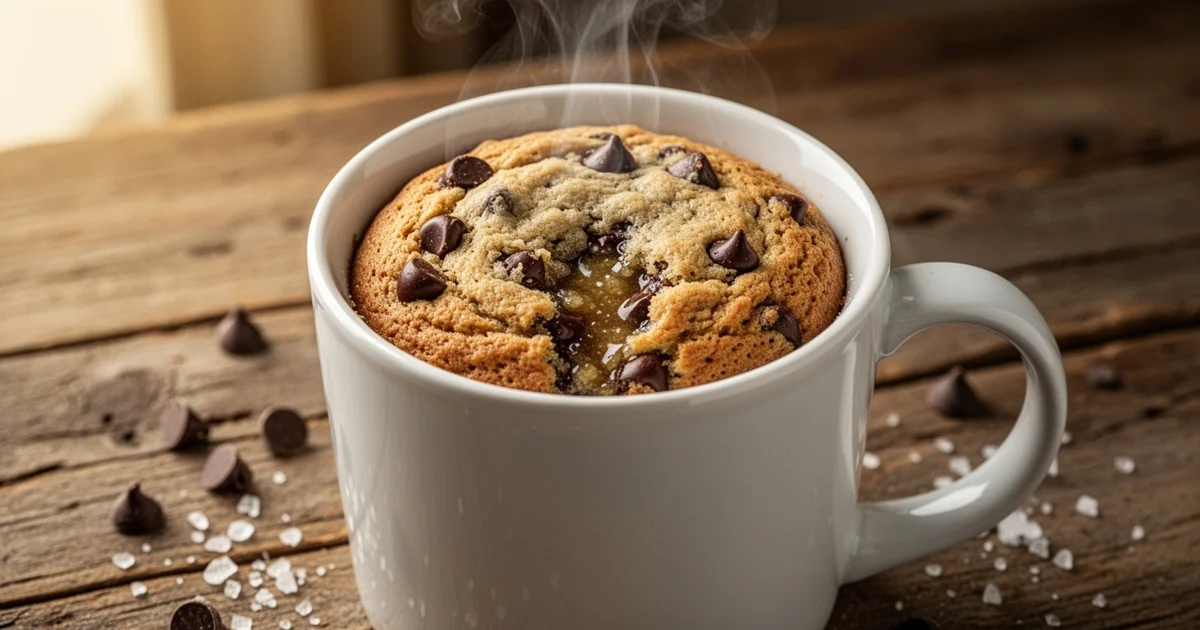 Irresistible Microwave Mug Cookie in 1 Minute
