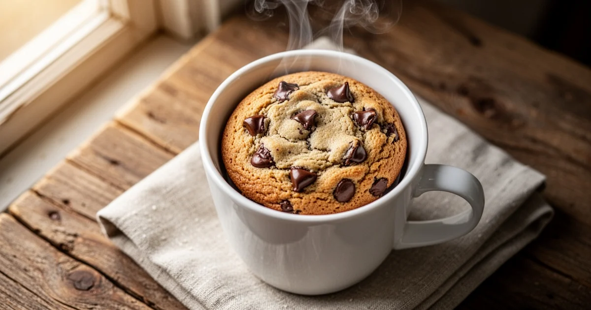5-Minute Microwave Mug Cookie: The Ultimate Single-Serve Dessert