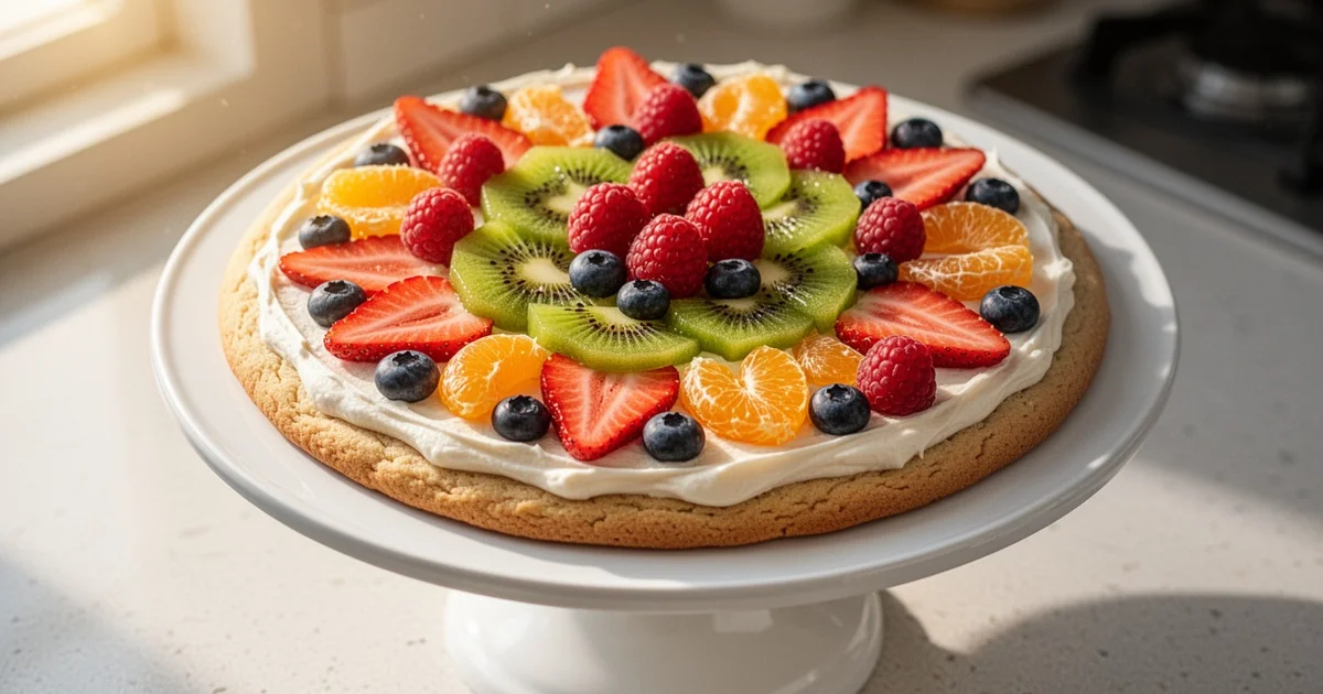 Ultimate Fruit Pizza Sugar Cookie: A Show-Stopping Dessert in 20 Minutes