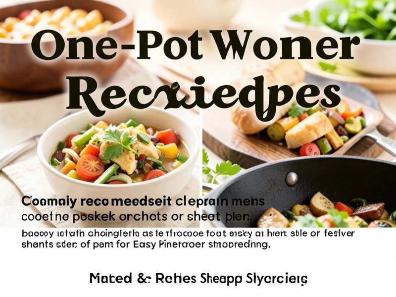 One-Pot Wonder Recipes