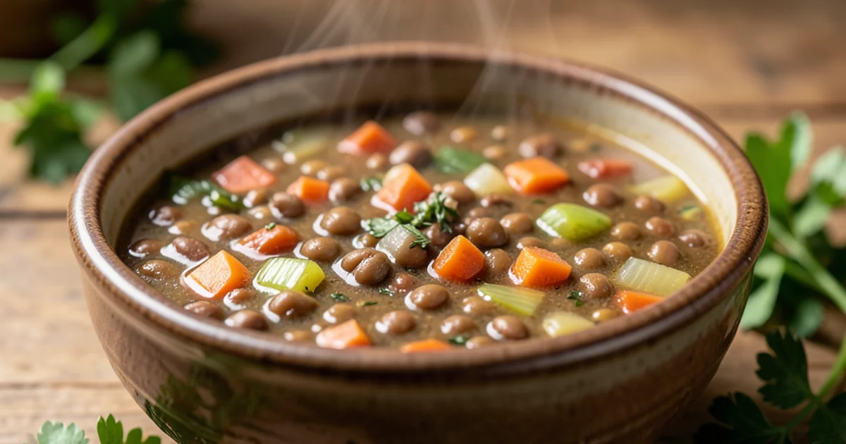 Hearty Lentil & Vegetable Soup: A Budget-Friendly Family Meal That Feeds Everyone